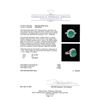 Image 5 : GIA Cert 5.82ct Emerald and Diamond Ring - 14KT White Gold