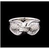 Image 2 : 1.00ctw Diamond Ring - 18KT White Gold