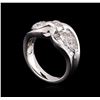 Image 4 : 1.00ctw Diamond Ring - 18KT White Gold