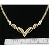 Image 6 : 0.90ctw Diamond Necklace - 14KT Yellow Gold