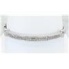 Image 4 : 2.50ctw Diamond Bangle Bracelet - 14KT White Gold