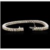 Image 3 : 14KT White Gold 6.83ctw Diamond Tennis Bracelet