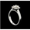 Image 4 : 0.72ctw Diamond Ring - 14KT White Gold