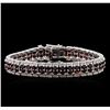 Image 1 : Crayola 16.72ctw Garnet Bracelet - .925 Silver