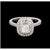 Image 2 : 1.21ctw Diamond Ring - 14KT White Gold