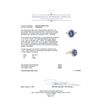 Image 3 : 5.75ct Tanzanite and Diamond Ring - 14KT Rose Gold