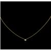 Image 1 : 0.09ct Diamond Necklace - 14KT Yellow Gold