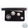 Image 1 : 2004 Canada Arctic Fox 4-Coin Set issued by the RCM (TAX Exempt) Comes with case and coins in capsul