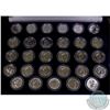 Image 1 : RCM Issue: 1988 to 2016 Canada 1oz .9999 Fine Silver Maple Leaf Coins with Blue Velvet Display Case