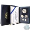 Image 1 : Official 1999 State of Alaska Gold Relief .999 Fine Silver Proof Set- Dall Sheep Design (Tax Exempt)
