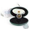 Image 1 : 2000 Polar Bear  22 Karat $2 Commemorative Gold Coin in original green velvet display case and certi