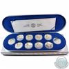 Image 1 : 1990 to 1994 Canada Aviation sterling silver $20 Series One set Powered Flight in Canada; The First 