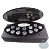 Image 1 : 2000 Canada Millennium Proof 12-Coin Sterling Silver 25-cent Set. Comes in original Mint packaging w