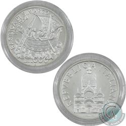 1994 Republic of Italy 1000 Lire 900th Anniversary of  St. Mark`s Basilica Silver Coin. This coin we