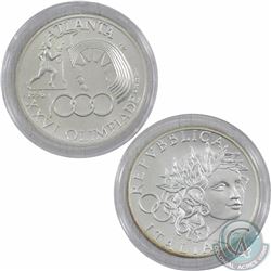 1996 Republic of Italy 1000 Lire Olympics-Atlanta silver Coin. This coin weighs 14.60 grams and cont