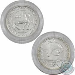 1996 Republic of Italy 10 000 Lire 50th Anniversary of the Republic silver Coin. This coin weighs 22