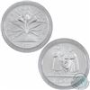 Image 1 : 1999 Republic of Italy 5000 Lire "Birds Sprouting the from globe" Silver Coin. This coin weighs 18 g