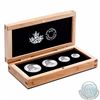 Image 1 : 2015 Canada Bald Eagle Fractional Fine Silver 4-coin Set (TAX Exempt). Comes in all its original min