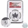 Image 1 : Early Release! 2014 Canada Horse Privy  $5 1oz .9999 Fine Silver Maple Leaf NGC Certified PF-70 (Tax