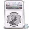 Image 2 : 2015 Isle of Man Angel 1oz .999 fine Silver; Incuse Design NGC Certified PF-70 (Tax Exempt)