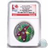 Image 1 : 2014 Canada $20 Wildflower; Red Trillium colourized coin NGC Certified PF-70 Ultra Cameo (Tax Exempt
