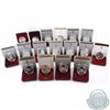 Image 1 : Lot of 17 Cdn Proof Silver Dollars (a few cases do not have the grey cardboard sleeve): 1995, 1994, 