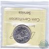 Image 2 : Error Canada 1992 Twenty-Five Cent New Brunswick Upset Dies (180 degree rotation) ICCS MS-64