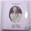Image 1 : 1911-1936 King George V 1-cent collection in white display folder. This lot includes the 1911,1912,1