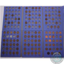Estate lot of 1909-1940 & 1941-date Lincoln Head cent Collection in Blue Whitman folders.  This lot 