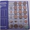 Image 1 : Estate lot of 66x coins from around the world in blue unitrade folder. You will receive coins from s