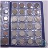 Image 3 : Estate lot of 66x coins from around the world in blue unitrade folder. You will receive coins from s