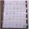 Image 1 : Estate lot of 1917-2002 Canada 10-cent Collection in Brown Uni-safe Album. You will receive the Cana