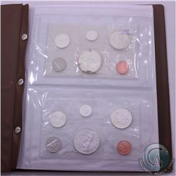 Estate lot of Canada RCM Proof-like Uncirculated sets 1961-1986 in Uni-safe Folder.  The dates in th