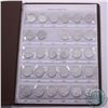 Image 1 : Estate lot of 52x Canada 25-cents from 1967-2010 in a brown collector album. You will receive one of