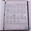 Image 2 : Estate lot of 52x Canada 25-cents from 1967-2010 in a brown collector album. You will receive one of