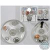 Image 1 : Lot of 4x 1972-1987 Acrylic Paper Weights with partial year sets inside. The dates you will receive 