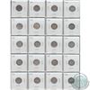 Image 1 : Mixed Page of 20x Canadian 10-cent Coins. Dates range from 1888-1936. Page sold as is. Please view i