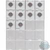 Image 1 : Estate Lot of 185x Canadian 5-cent Coins. Dates range from 1924 to 2016. Collection includes coins f