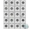 Image 3 : Estate Lot of 185x Canadian 5-cent Coins. Dates range from 1924 to 2016. Collection includes coins f