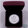 Image 1 : 2009 $5 Canada Olympic Commemorative Raven 1oz .9999 Fine Silver Maple Leaf in red display case (TAX