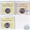 Image 2 : Estate Lot of 3x 2007 Commemorative Canadian 25-cent ICCS Certified in MS-66. This lot includes the 