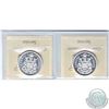 Image 2 : Estate Lot of 2x 1964 and 1966 Canadian 50-cent ICCS Certified PL-66 Cameo. (2pcs)