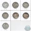Image 2 : Lot of 7x 1919-1929 Canadian 50-cent Coins. You will receive the following dates: 1919, 1920 Small 0