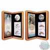 Image 1 : Lot of 2x 2005 Walrus and Calf Coin and Stamp Set and 2006 Peregrine Falcon and Nestling Coin and St