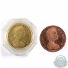 Image 2 : Lot of 2x 1965-1967 Commemorative Tokens. This lot includes the 1965 "The Big Penny" copper-coloured