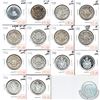 Image 1 : Estate Lot of 14x Canadian 50-cent Coins. The dates included in this lot are: 1937, 1939, 1946, 1947