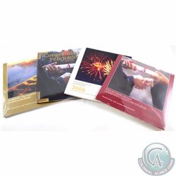 Lot of 4x 2004-2006 Commemorative Gift Sets issued by the Royal Canadian Mint. The sets included in 