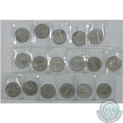 Estate lot of 17x Canada Dollars in BU to UNC condition. The dates you will receive are: 1968,1969,1