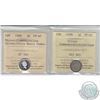 Image 1 : 2x 1998 Canada Silver 5-cent commemorative  ICCS Certified coins. this lot includes the 1998 Mirror 