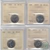 Image 1 : 2000, 2000P, 2001 and 2001P Canada 5-cent All ICCS Certified MS-65 (4pcs)